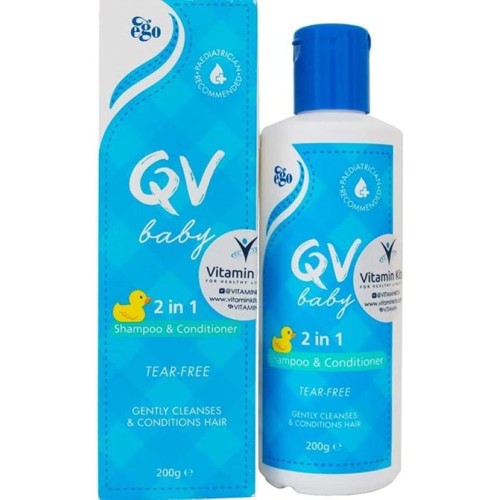 كيو في بيبي ٢ في ١ شامبو + بلسم | ٢٠٠مل